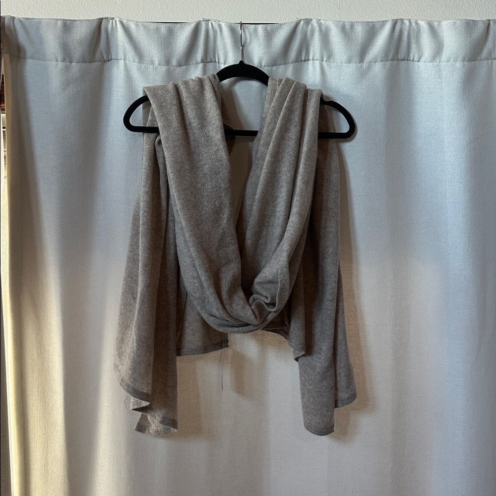 Charter Club 100% Cashmere Wrap Or Oversized Scarf Pearl Taupe One Size